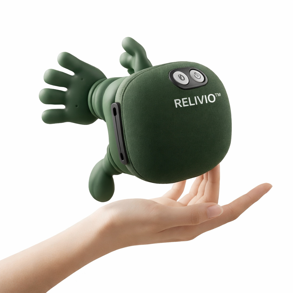 Votre nuque reste bloquée le soir ? RELIVIO™ la relâche en 15 minutes — sans effort